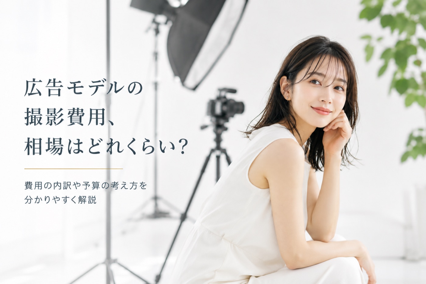 広告モデル撮影の費用はいくら？相場感と見積もりのポイントを解説